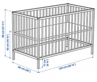 Cuna bebé Ikea - Haya - 124x66cm