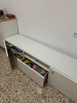 Mueble TV blanco Ikea - Moderno