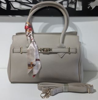 Bolso bandolera beige