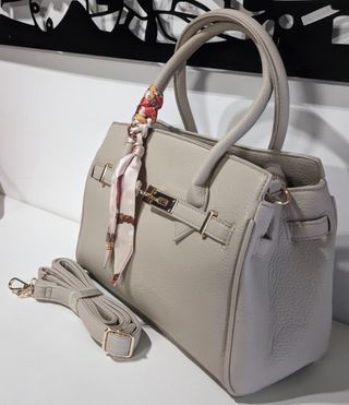 Bolso bandolera beige