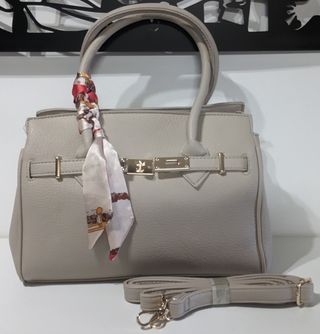 Bolso bandolera beige