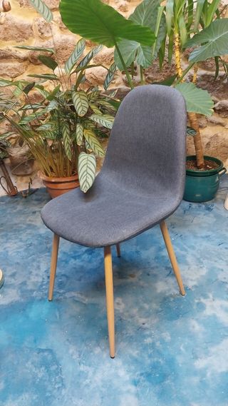 Silla gris comedor MAISONS DU MONDE