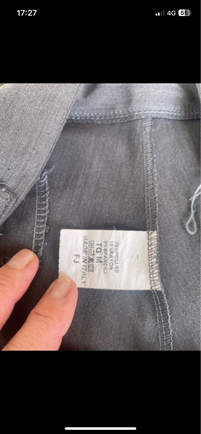 Pantaloni grigi a sigaretta donna