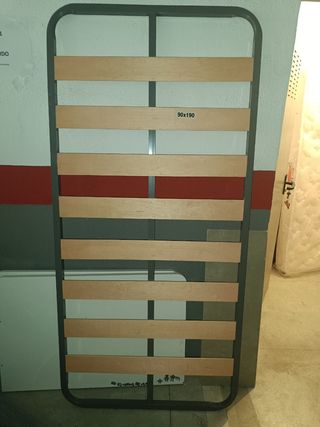 Somier 90x190 cm. Metal & Madera
