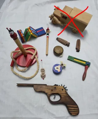 Juguetes madera vintage