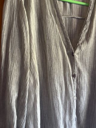 Camisa Zara gris L - oversize