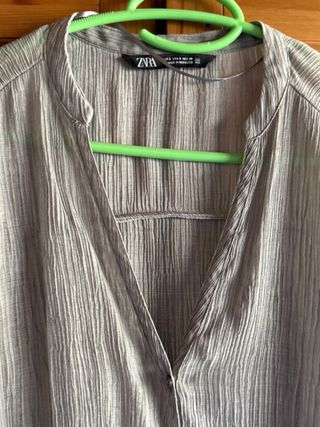 Camisa Zara gris L - oversize