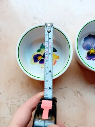 Ciotole Tognana le porcellane dei fiori 4 pz