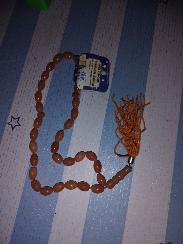 Mala Tibetana Aventurina Naranja