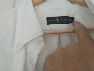 Camisa Ralph Lauren Oxford blanca XXL