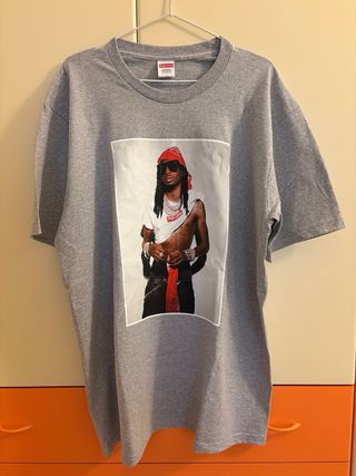 T-shirt Supreme Playboi Carti Grigia