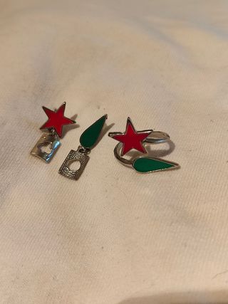 Aretes y anillo Hunter x Hunter