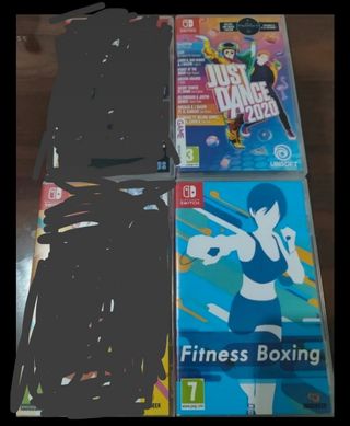 Cajas de juegos vacìas Nintendo Switch
