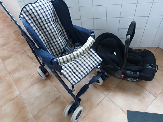 Carrinho passeio Chicco+ cadeira auto