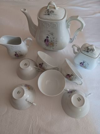Serviço Chá Vista Alegre - Porcelana