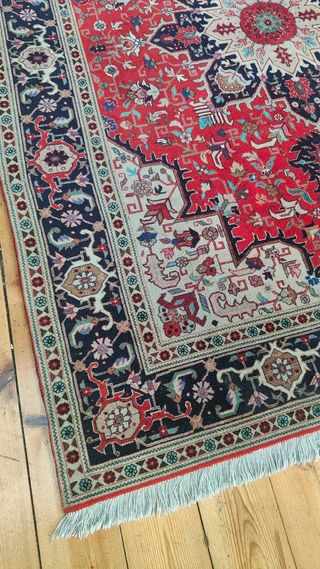 Alfombra persa Tabriz 196x152cm
