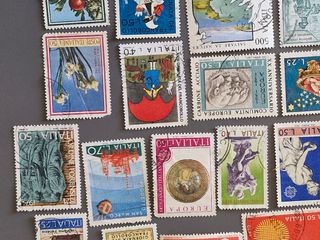 44 francobolli Italia vintage