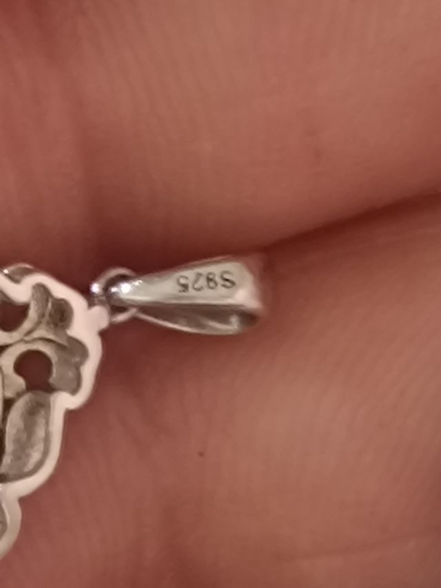 Colgante ópalo natural Smoked etíope