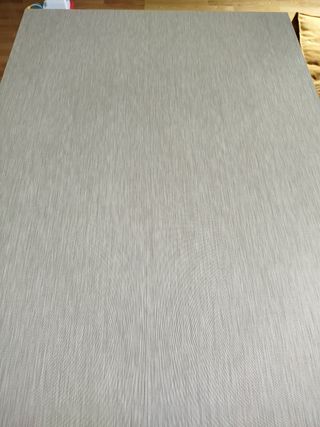 Mesa elevable beige cristal-metal