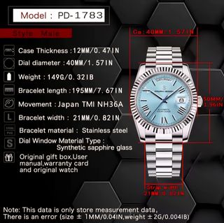 Reloj Pagani Design PD - 1783.