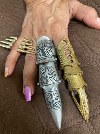 3 Anillos de Falange Ajustables