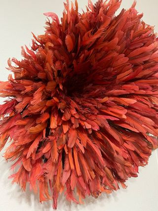 Sombrero JuJu africano Rojo