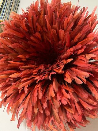 Sombrero JuJu africano Rojo
