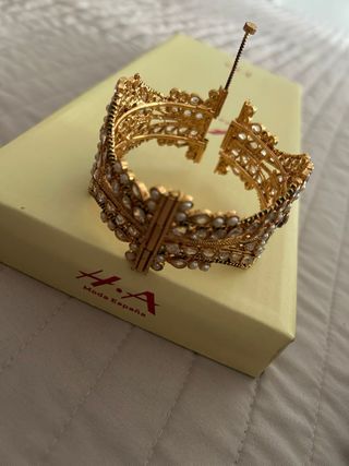 Pulsera con brillantes , ajustable