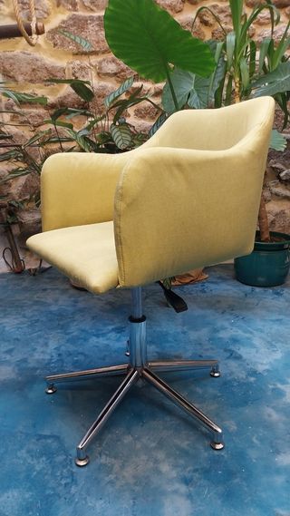 Silla giratoria MAISONS DU MONDE amarilla