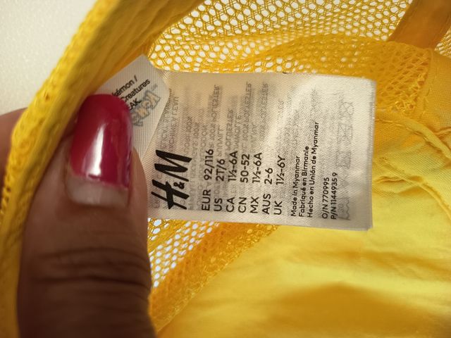 Cappellino Pikachu H&M Giallo