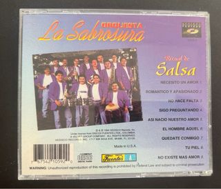 CD Salsa: Orquesta La Sabrosura
