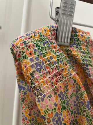 Vestido Zara flores multicolor