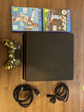 PS4 Slim 500gb + 2 juegos