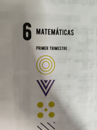 Libros de texto Matemáticas 6° primaria 