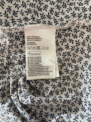 Blusa H&M fiori