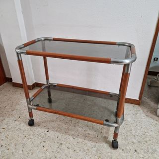 Mesa auxiliar vintage 2 niveles