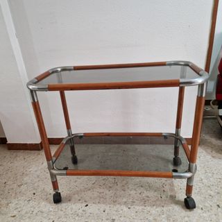 Mesa auxiliar vintage 2 niveles