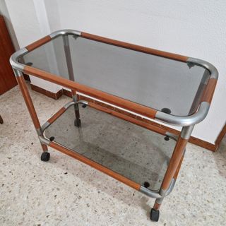 Mesa auxiliar vintage 2 niveles