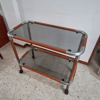 Mesa auxiliar vintage 2 niveles