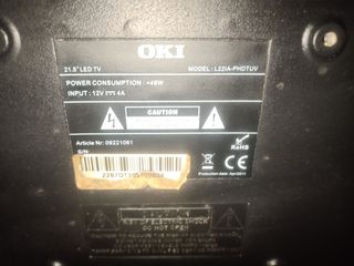 TV OKI - Televisión negra