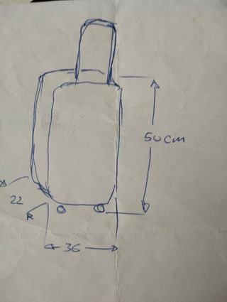 Maleta cabina 50cm