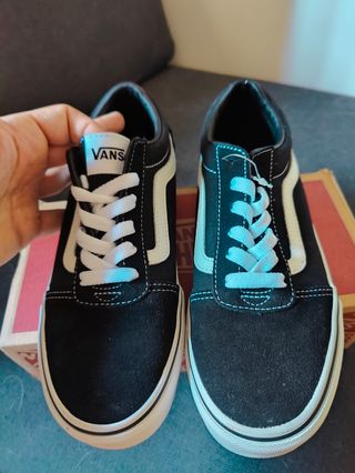 Vans Old Skool negras, talla 36