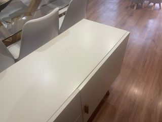 Cómoda blanca - Mueble salón solo un rasguño