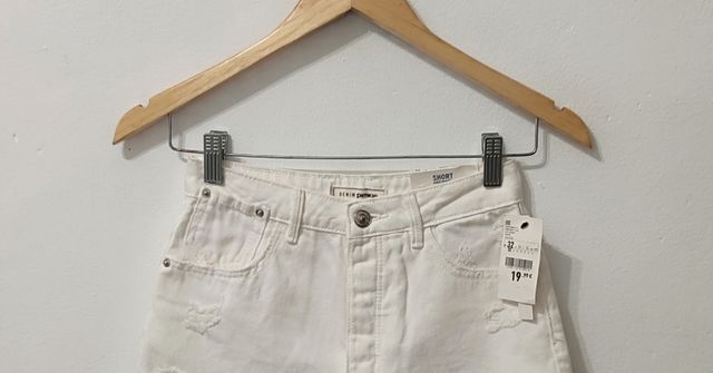 Short vaquero blanco Pimkie mujer Talla 32