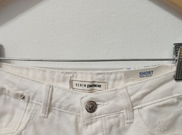 Short vaquero blanco Pimkie mujer Talla 32