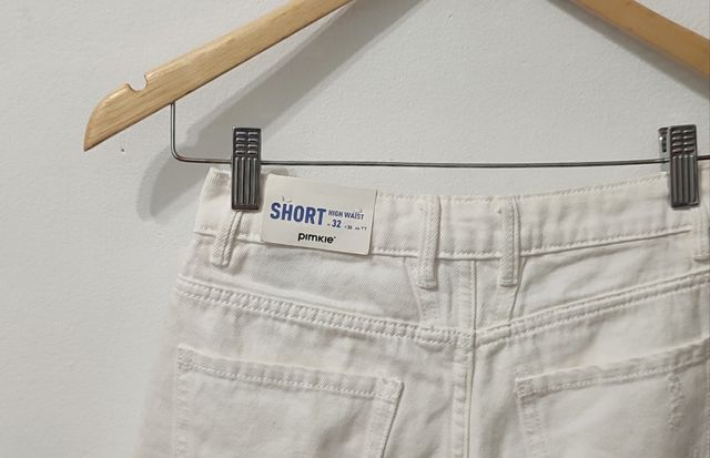 Short vaquero blanco Pimkie mujer Talla 32