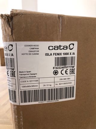 Campana Cata Fenix 1000 Isla