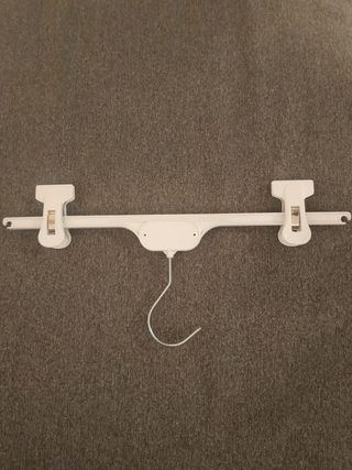 Perchas plástico blancas 40 piezas