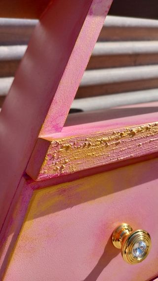 Mueble vintage recibidor/tocador espejo