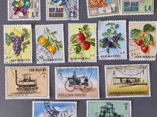 20 francobolli San Marino vintage